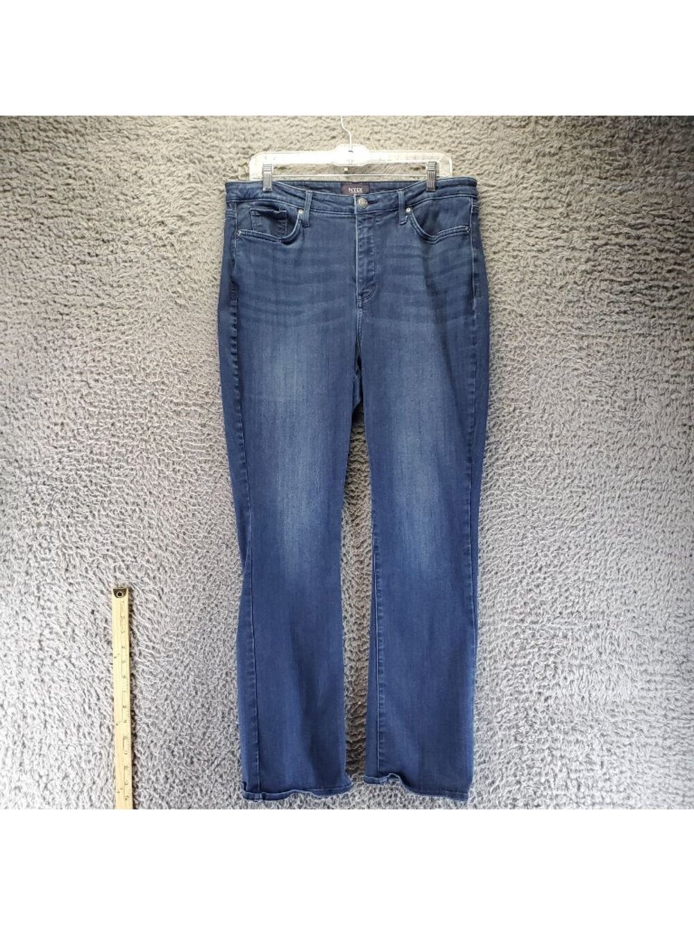 NYDJ Jeans Womens Size 14 Blue Slim Bootcut Lift Tuck Technology Stretch *Read*